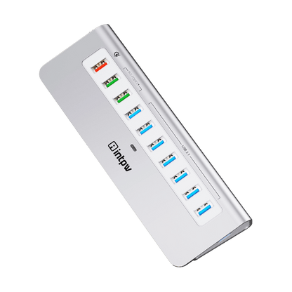 YH6S Powered USB Hub (10-in-1)