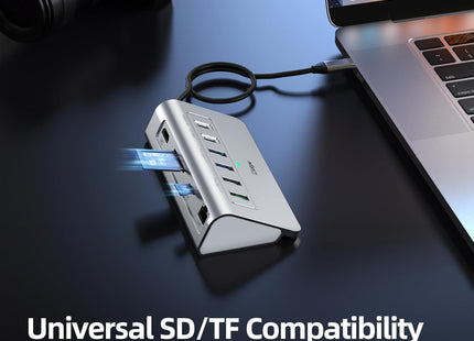 Intpw P9R USB C Docking Station (10-in-1)