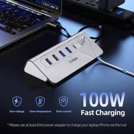 Intpw P9R USB C Docking Station (10-in-1)