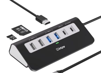 Intpw P9 USB C Hub (9-in-1)
