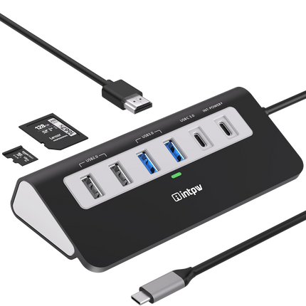 Intpw P9 USB C Hub (9-in-1)