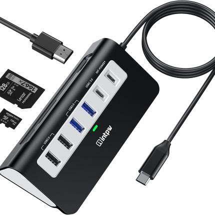 Intpw P9 USB C Hub (9-in-1)