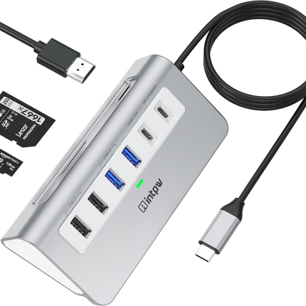 Intpw P9 USB C Hub (9-in-1)