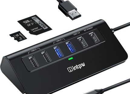 Intpw P9 USB C Hub (9-in-1)