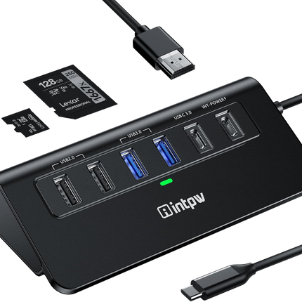 Intpw P9 USB C Hub (9-in-1)