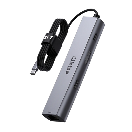 Intpw 9970B 4K@60Hz HDMI USB C Hub (6-in-1)