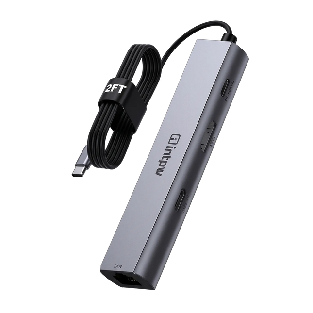 Intpw 9970B 4K@60Hz HDMI USB C Hub (6-in-1)