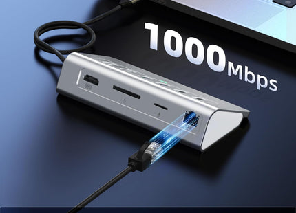 Intpw P9R USB C Docking Station (10-in-1)