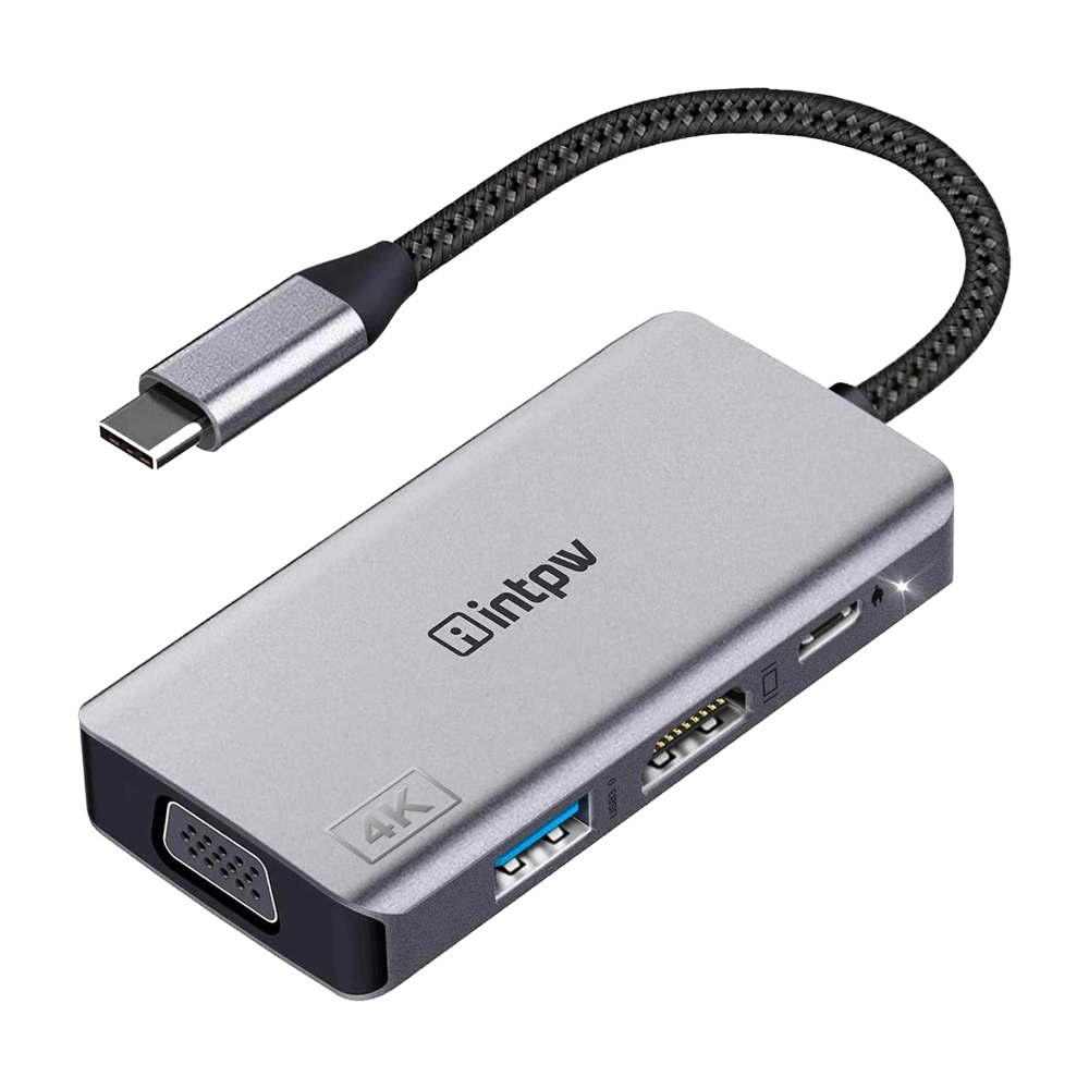 ID550 VGA to USB C Hub (4-in-1)