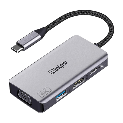 ID550 VGA to USB C Hub (4-in-1)