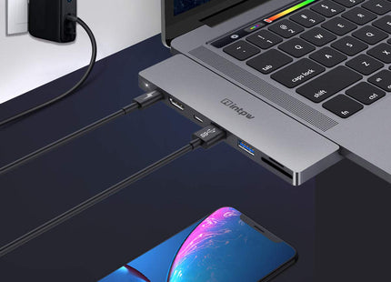 IF504 8-IN-2 USB C Hub Adapter for MacBook