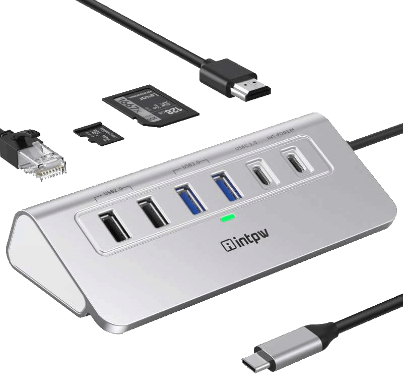 P9R USB C Docking Station (10-in-1)