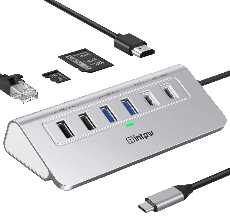 P9R USB C Docking Station (10-in-1)