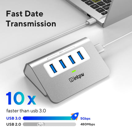 Intpw H5 USB 3.0 Hub (4-in-1)