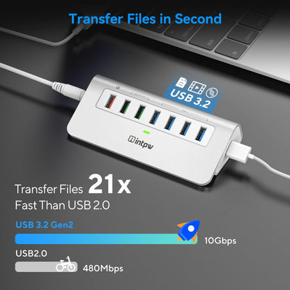 YH4S USB 3.2 Hub (7-in-1)