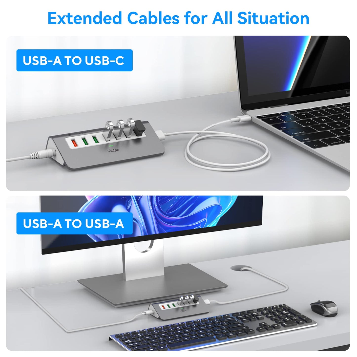 YH4S USB 3.2 Hub (7-in-1)