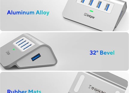 Intpw H5 USB 3.0 Hub (4-in-1)