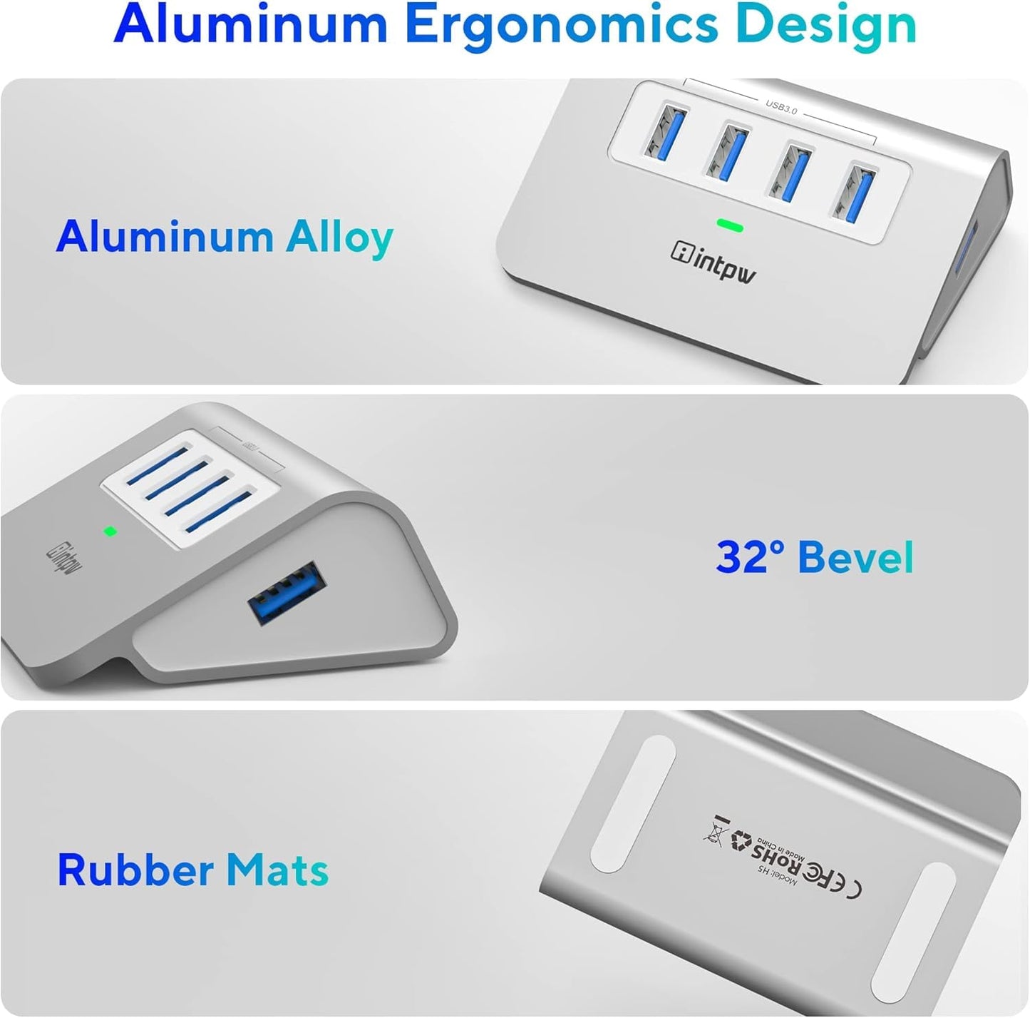 H5 USB 3.0 Hub (4-in-1)