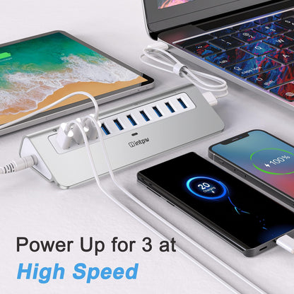 YH6S Powered USB Hub (10-in-1)