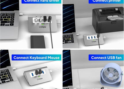 Intpw H5 USB 3.0 Hub (4-in-1)