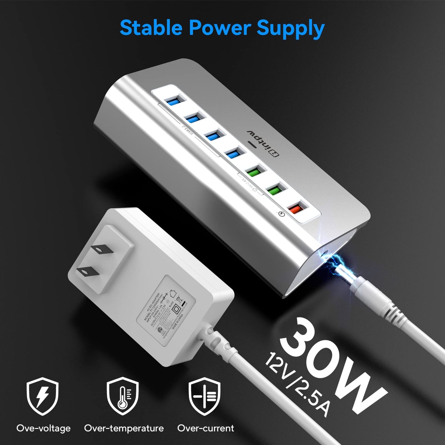 YH4S USB 3.2 Hub (7-in-1)