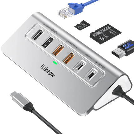 Intpw P9R PRO USB C Hub (10-in-1)