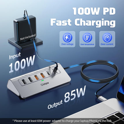 Intpw P9R PRO USB C Hub (10-in-1)
