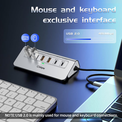 Intpw P9R PRO USB C Hub (10-in-1)