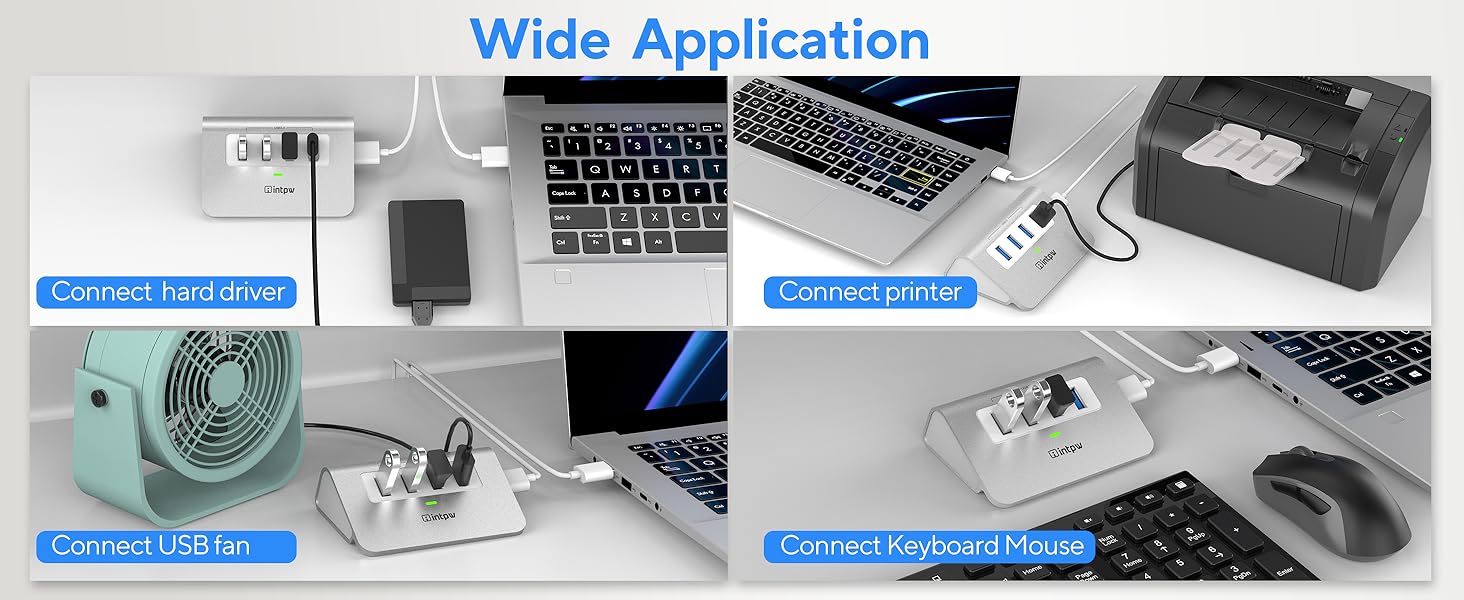 intpw usb 3.0 hub h5 wide application