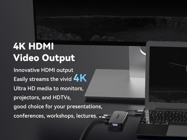 intpw id550 usb c hub with 4k hdmi.