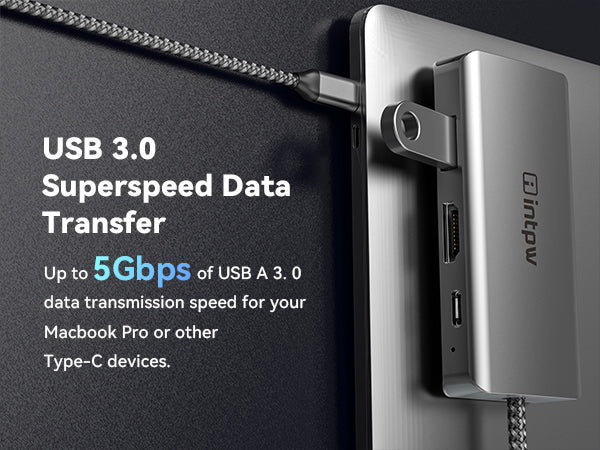 intpw id550 usb c hub with usb 3.0 5Gps