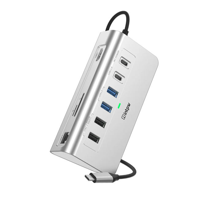 Intpw P9R USB C Docking Station (10-in-1)