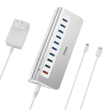 Intpw YH6S Powered USB Hub (10-in-1)