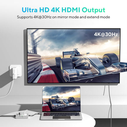 Intpw P5 USB C Hub (5-in-1)