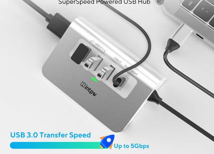 Intpw P5 USB C Hub (5-in-1)