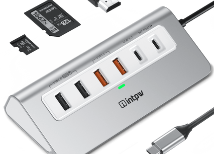 Intpw P9 PRO USB C Multiport Adapter (9-in-1)