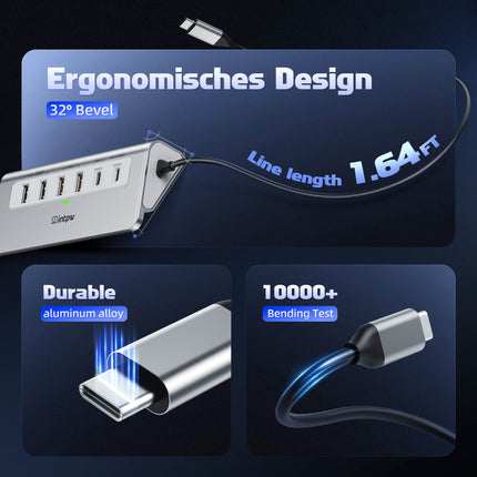 Intpw P9 PRO USB C Multiport Adapter (9-in-1)