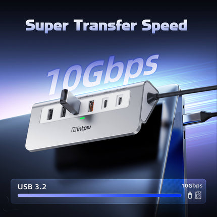 Intpw P9 PRO USB C Multiport Adapter (9-in-1)
