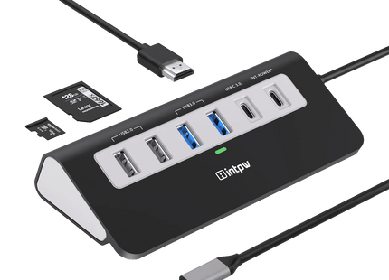 Intpw P9 USB C Hub (9-in-1)