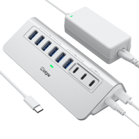 Intpw YH6AC Powered USB Hub (9-in-1)