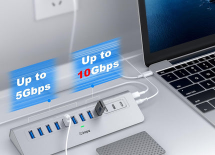 Intpw YH9AC Aluminum Powered USB Hub (12-in-1)