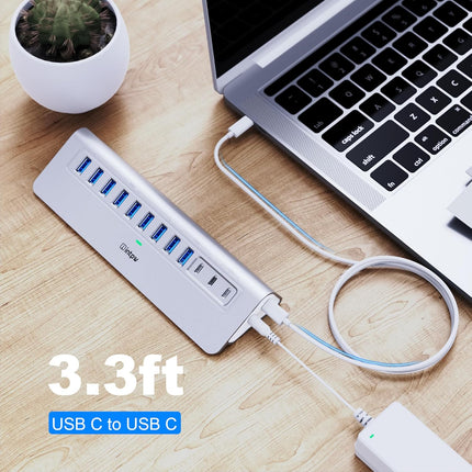 Intpw YH9AC Aluminum Powered USB Hub (12-in-1)