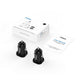 INTPW Car Charger 2 Pack, Flush Fit Dual Port USB Car Charger with 24W/4.8A Output for  iPhone, iPad, Samsung and More