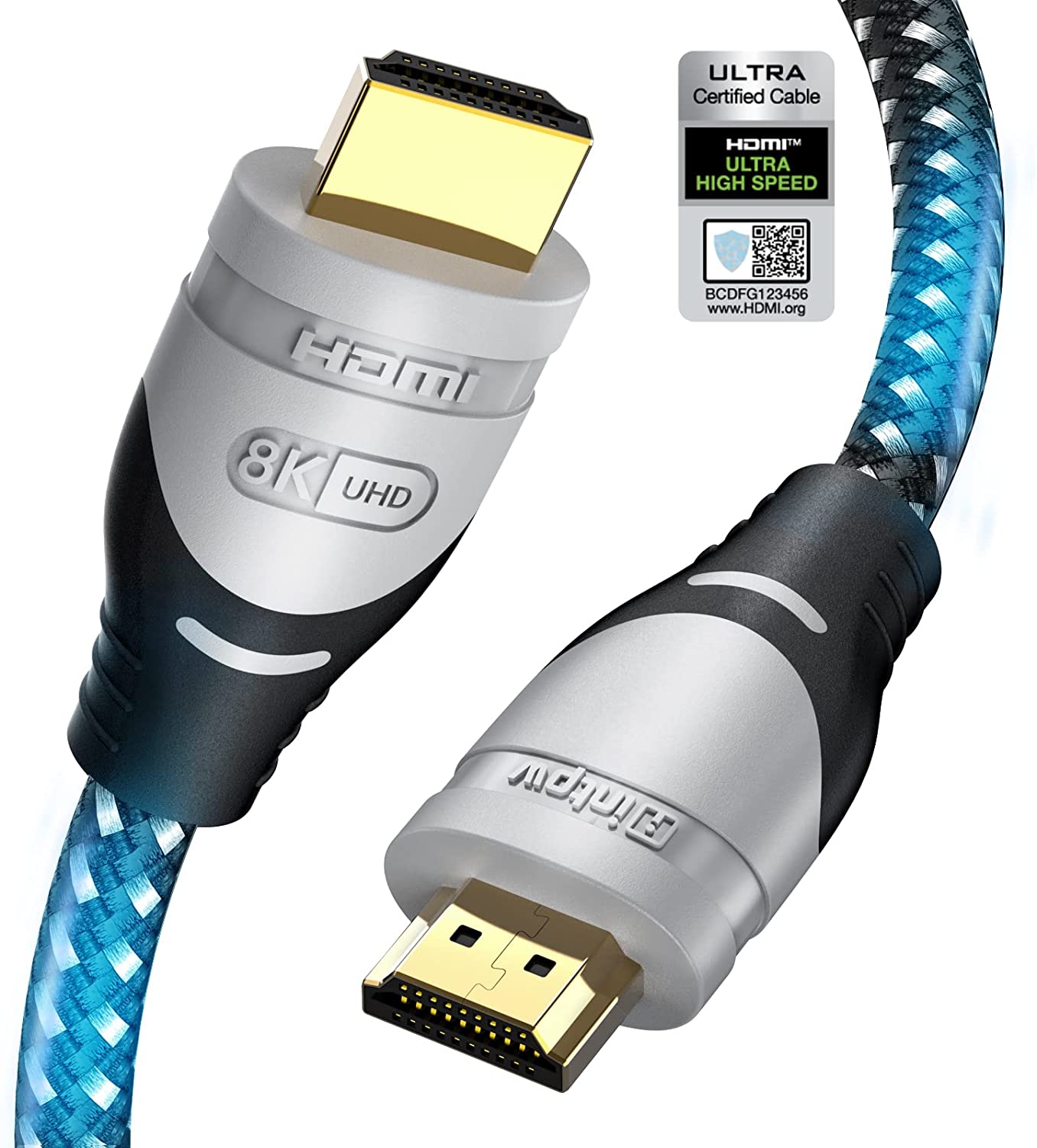 INTPW 8K HDMI Cable, 48Gbps Certified Ultra High Speed HDMI Cable – intpw